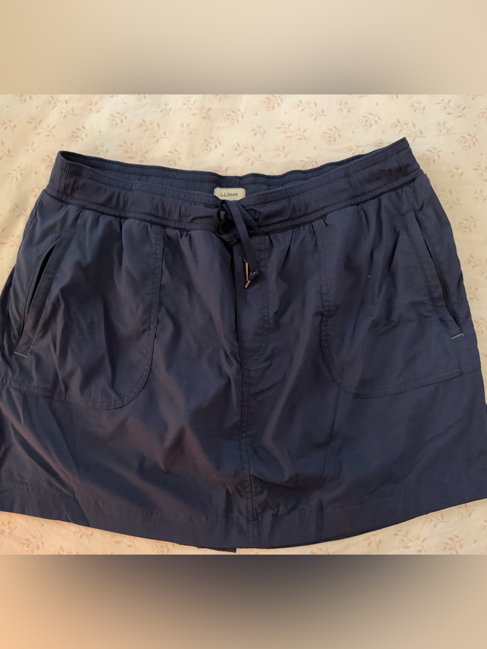 LL Bean athletic skort- navy